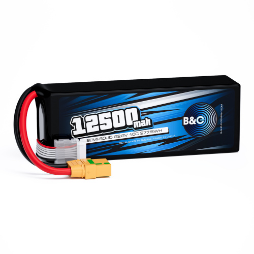 Аккумулятор Semi-Solid (Li-Po) B&C 12500 MAH 22.2V (6s) 10C, XT90S, Soft case