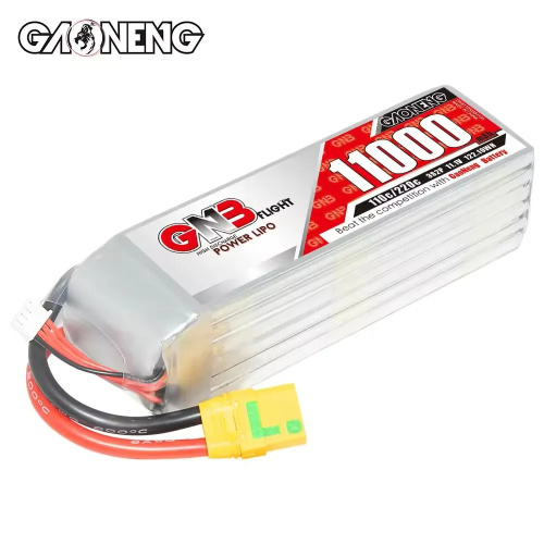 Аккумулятор Li-po Gaoneng GNB 11000mah 3S2P 11.1V 110C 46x49x164mm XT60 фото 3