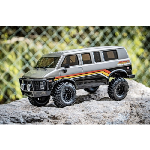 Колеса в сборе (2шт) Louise RC CR-MALLET 1.0 SUPER SOFT для автомоделей краулер-трофи 1/18-1/24 масштаба, черные диски, HEX: 7мм фото 3