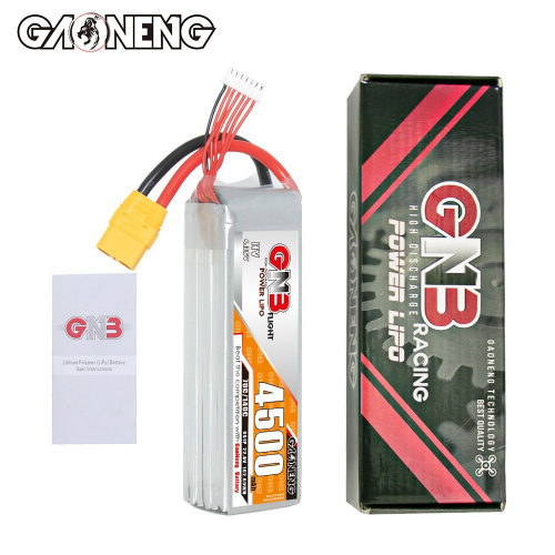 Аккумулятор Li-po Gaoneng GNB 4500mah 6S1P 22.8V HV 70C 37*44*141mm XT60 фото 4