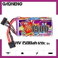 Аккумулятор Li-po Gaoneng GNB 1500mah 6S1P 22.8V HV 120C 38x38x79mm