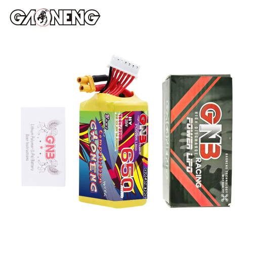 Аккумулятор LiPo GAONENG GNB LiHV 650mAh 6S 22.8V 160C XT30 фото 6