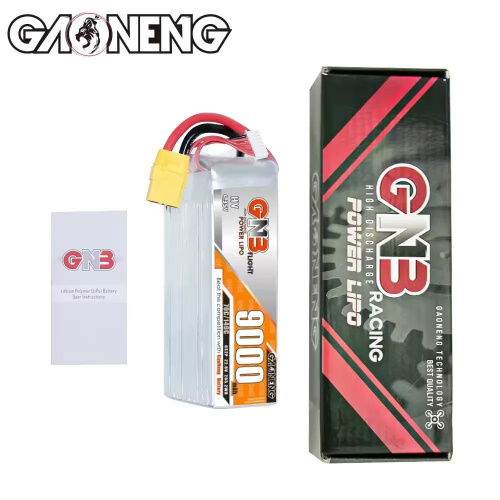 Аккумулятор Li-po Gaoneng GNB 9000mah 6S2P 22.8V HV 70C 71x44x145mm XT60 фото 5