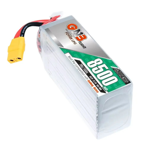 Аккумулятор Li-po Gaoneng GNB 8500mah 6S2P 22.2V 70C 68x45x144mm XT60 фото 2