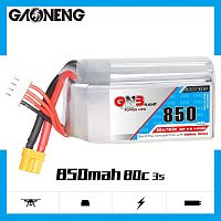Аккумулятор Li-po Gaoneng GNB 850mah 3S1P 11.1V 80C 24x30x63mm XT30