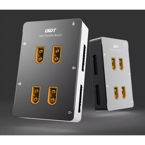 Плата iSDT PC-4860S для параллельной зарядки 4 LiPo аккумуляторов 1-8S с разъёмами XT60