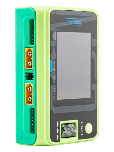Зарядное устройство (З/У) ToolkitRC M6D для RC-FPV Мохито-зеленый цвет (Оригинал)