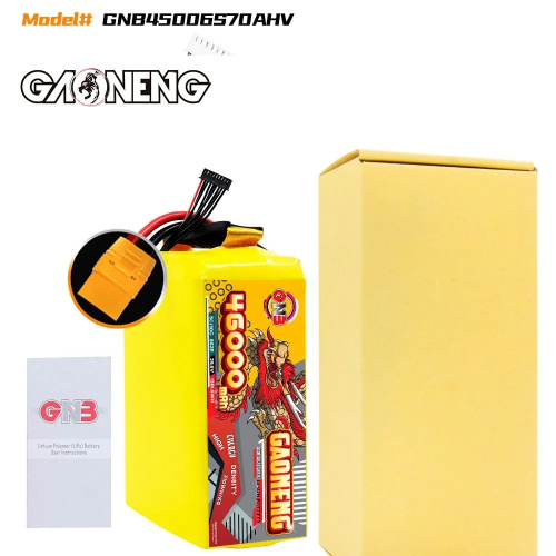 Аккумулятор Li-po Gaoneng GNB Semi Solid State Li-ion Battery 310WH/kg 46000mah 8S2P 29.6V 5C 1361.6WH 158*78*202mm XT90 фото 5