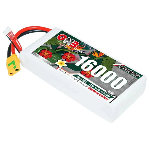 Аккумулятор Li-po Gaoneng GNB 16000mah 4S1P 14.8V 40C 42x80x183mm фото 3
