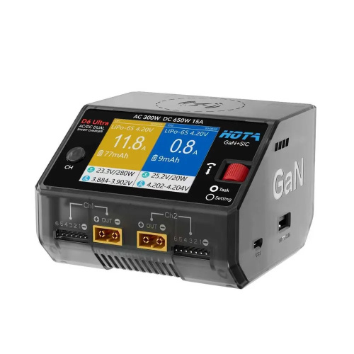 Зарядное устройство HOTA D6 ULTRA Dual AC/DC 300W / 650W 15A 1-6S LiPo