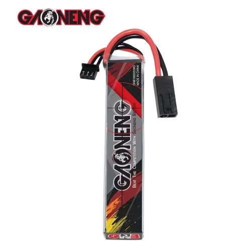 Аккумулятор для страйкбола Li-po Gaoneng GNB 1000MAH 2S1P 7.4V 30C 11.5x20.5x102mm Mini Tamiya фото 2