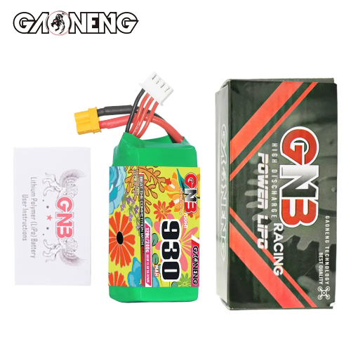 Аккумулятор LiPo GAONENG GNB 3S 11.1V 930mAh 120C XT30 фото 5