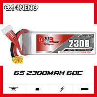Аккумулятор LiPo GAONENG GNB 2300mAh 6S1P 22.2V 60C 110х34х48mm XT90S