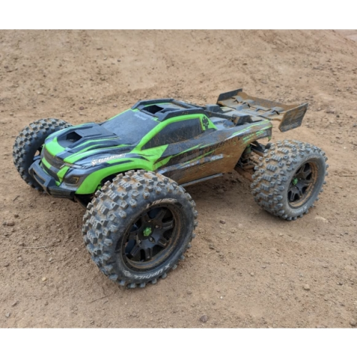 Колеса в сборе (2шт) Louise RC MFT X-UPHILL для автомоделей Traxxas X-Maxx 1/5, черные диски, HEX: 24мм фото 4
