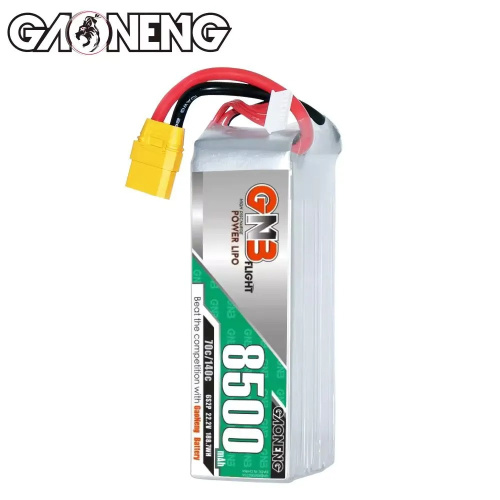 Аккумулятор Li-po Gaoneng GNB 8500mah 6S2P 22.2V 70C 68x45x144mm XT60 фото 3