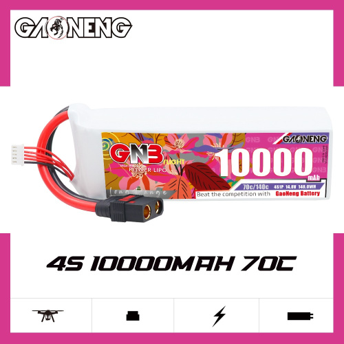 Аккумулятор Li-po Gaoneng GNB 10000mah 4S1P 14.8V 70C 47x55x178mm