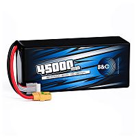 Аккумулятор Semi-Solid (Li-po) B&C 45000 MAH 22.2V (6s) 10C, XT90S, Soft case