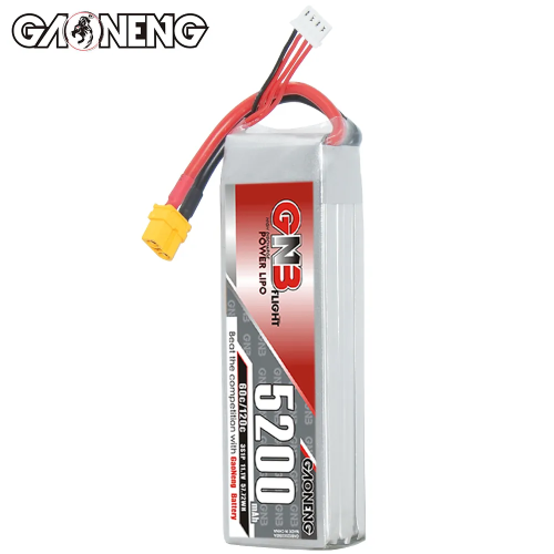 Аккумулятор LiPo GAONENG GNB 5200mAh 3S1P 11.1V 60C 139х44х30mm XT60 фото 3