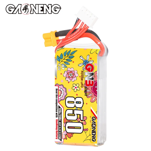 Аккумулятор LiPo GAONENG GNB LiHV 850mAh 4S 15.2V 120C XT30 фото 5