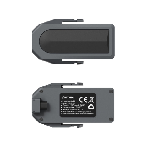 Аккумулятор BETAFPV для Aquila20 LiHV 1S 3.8V 1100mAh 60C BT2.0 (Комплект 2 шт.) фото 2