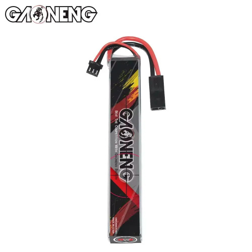 Аккумулятор для страйкбола Li-po Gaoneng GNB 2000MAH 2S1P 7.4V 30C 17x20x129mm Mini Tamiya фото 4