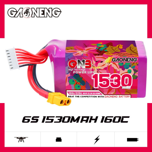 Аккумулятор Li-po Gaoneng GNB 1530mah 6S1P 22.2V 160C