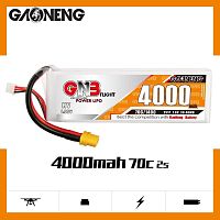 Аккумулятор Li-po Gaoneng GNB 4000mah 2S1P 7.4V 70C 14x43x135mm XT60