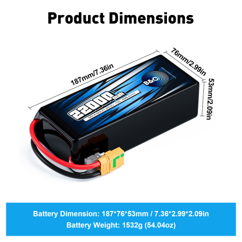 Аккумулятор Semi-Solid (Li-po) B&C 22000 MAH 22.2V (6s) 10C, XT90S, Soft case фото 2