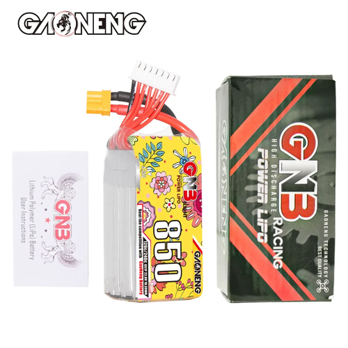 Аккумулятор LiPo GAONENG GNB LiHV 850mAh 6S 22.8V 120C XT30 фото 5
