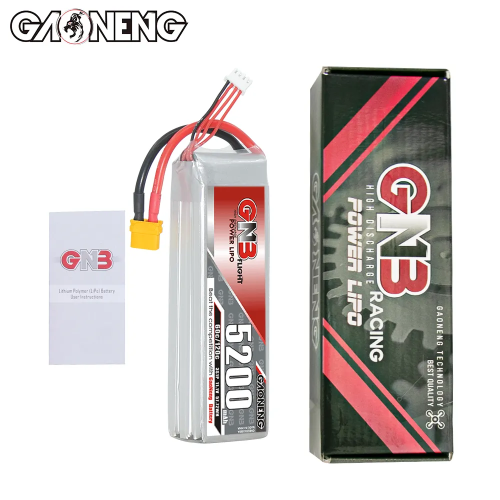 Аккумулятор LiPo GAONENG GNB 5200mAh 3S1P 11.1V 60C 139х44х30mm XT60 фото 5