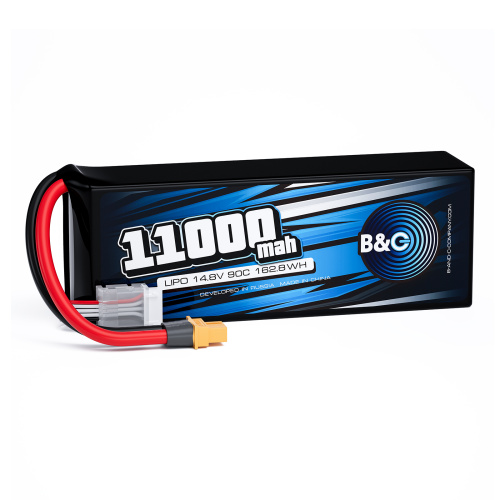 Аккумулятор Li-po B&C 11000 MAH 14.8V (4s) 90C, XT60, Soft case