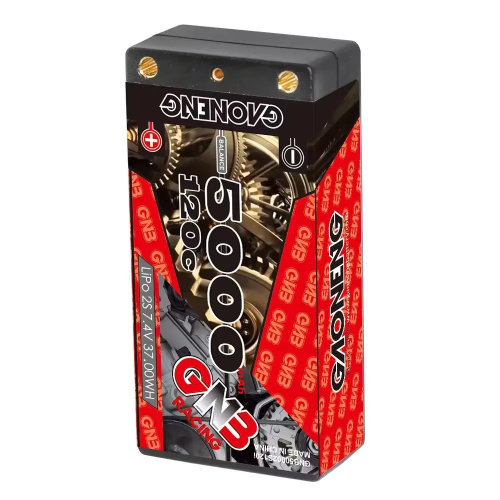 Аккумулятор Li-po Gaoneng GNB 5000MAH 7.4V 2S2P 120C 25.1x47x96mm XT60 фото 2