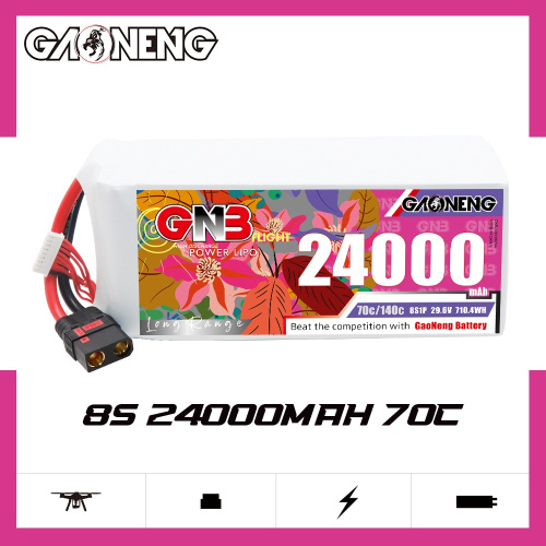 Аккумулятор Li-po Gaoneng GNB 24000mah 8S1P 29.6V 70C 102x90x220mm