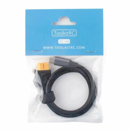 Переходник ToolkitRC SC100 XT60 - Type-C (Оригинал) фото 6