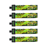 Аккумуляторы Li-po BetaFPV LAVA II 280mAh 1S 3.8V HV 95C BT2.0 (Набор 5 штук)