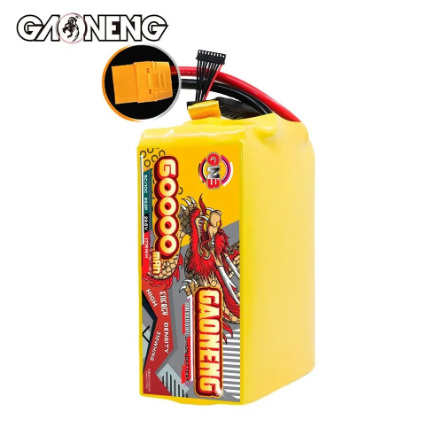 Аккумулятор Li-po Gaoneng GNB Semi Solid State Li-ion Battery 310WH/kg 60000mah 8S2P 29.6V 5C 1776WH 157*90*217mm XT90 фото 2