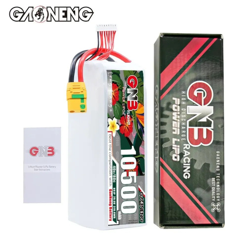 Аккумулятор Li-po Gaoneng GNB 10500mah 8S1P 29.6V 40C 87x55x183mm фото 6