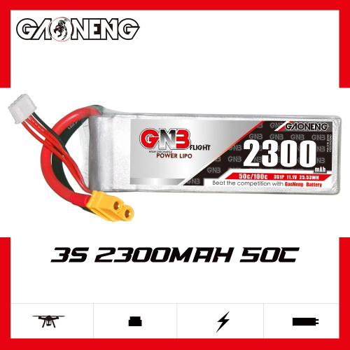 Аккумулятор Li-po Gaoneng GNB 2300mah 3S1P 11.1V 50C 25x34x107mm