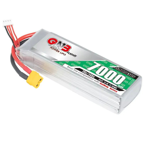 Аккумулятор Li-po Gaoneng GNB 7000mah 3S1P 11.1V 70C 33x44x137mm XT60 фото 3
