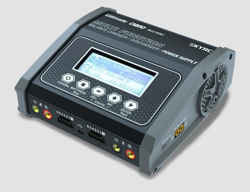 Двухканальное зарядное устройство SKYRC D260 AC/DC