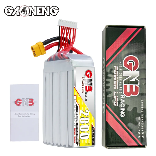 Аккумулятор LiPo GAONENG GNB 2800mAh 8S1P 29.6V 100C 113х35х69mm XT90S фото 5