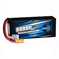 Аккумулятор Semi-Solid (Li-po) B&C 22000 MAH 22.2V (6s) 10C, XT90S, Soft case