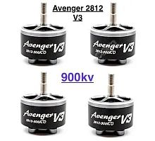 Brother Hobby Avenger 2812 V3 900KV мотор/двигатель для дрона, для FPV квадрокоптера (4шт)