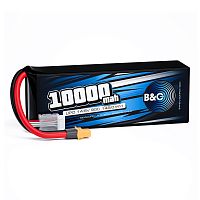 Аккумулятор Li-po B&C 10000 MAH 14.8V (4s) 90C, XT60, Soft case