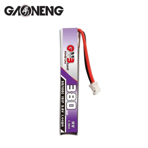 Аккумулятор Li-po Gaoneng GNB 380mah 1S1P 3.8V HV 60C 7x11x62mm фото 3