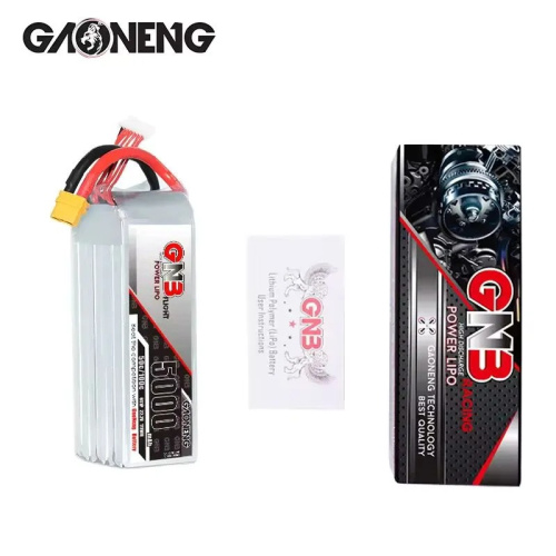 Аккумулятор Li-po Gaoneng GNB 5000mah 6S1P 22.2V 50C 56x44x139mm XT60 фото 5