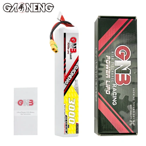 Аккумулятор LiPo GAONENG GNB 3000mAh 12S1P 44.4V 100C 280х50х33mm XT90S фото 5