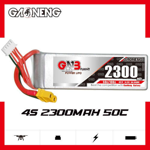 Аккумулятор Li-po Gaoneng GNB 2300mah 4S1P 14.8V 50C 33x34x108mm