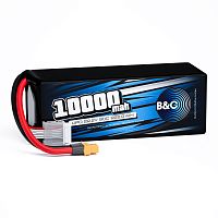 Аккумулятор Li-po B&C 10000 MAH 22.2V (6s) 90C, XT60, Soft case (для FPV дронов)