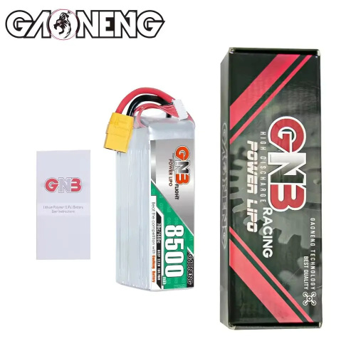 Аккумулятор Li-po Gaoneng GNB 8500mah 6S2P 22.2V 70C 68x45x144mm XT60 фото 5